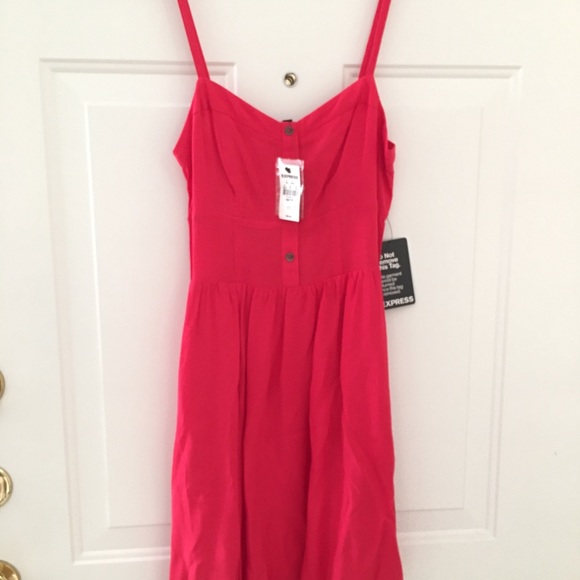 Express mini dress Coral - Picture 3 of 8